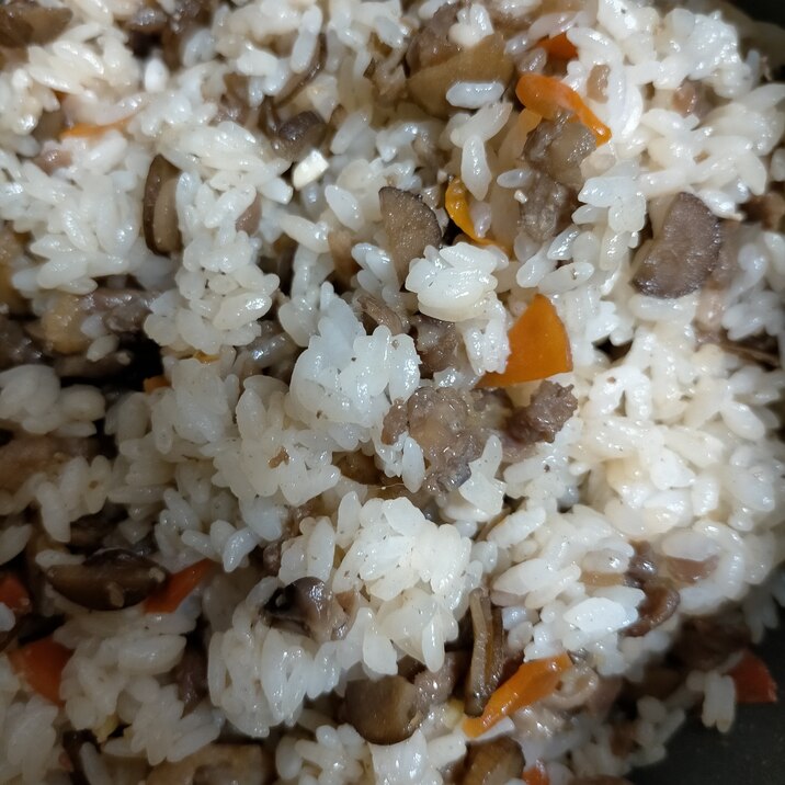 鶏めし(減塩醤油＆甘酒使用)